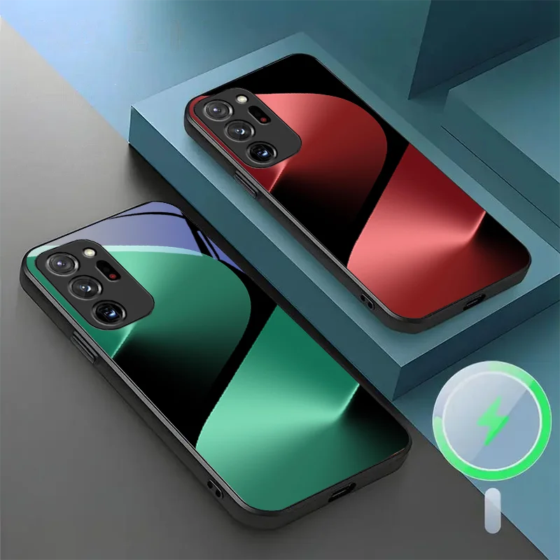 For Samsung S 26 Ultra 20 24 21 23 25 22 FE Magnetic Glass Phone Case Business Personality Fun Protective Case Women Edition view 4