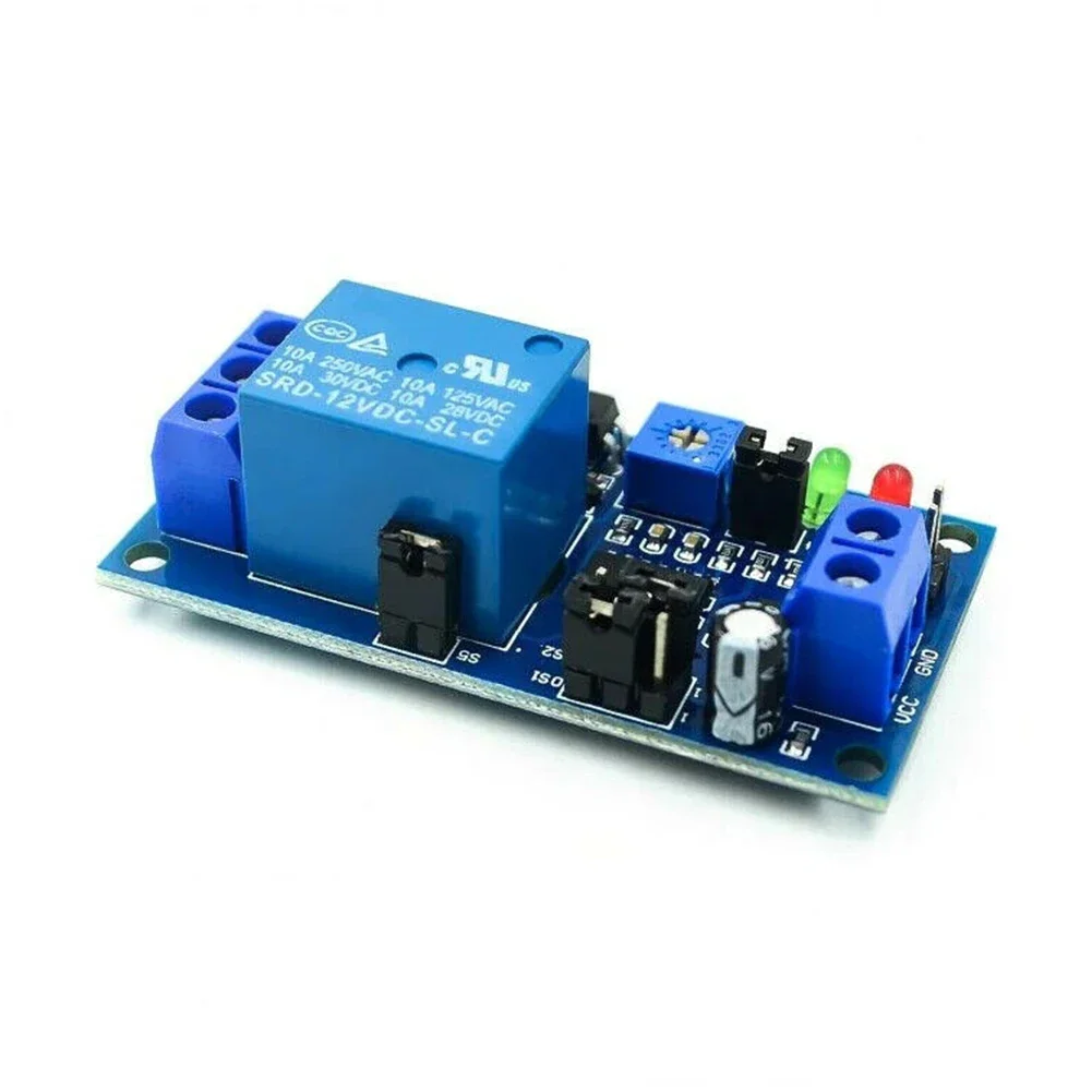 

Advanced 12V Normally Open Relay Module With Adjustable Delay Time And Protection Diode For Better Module Life
