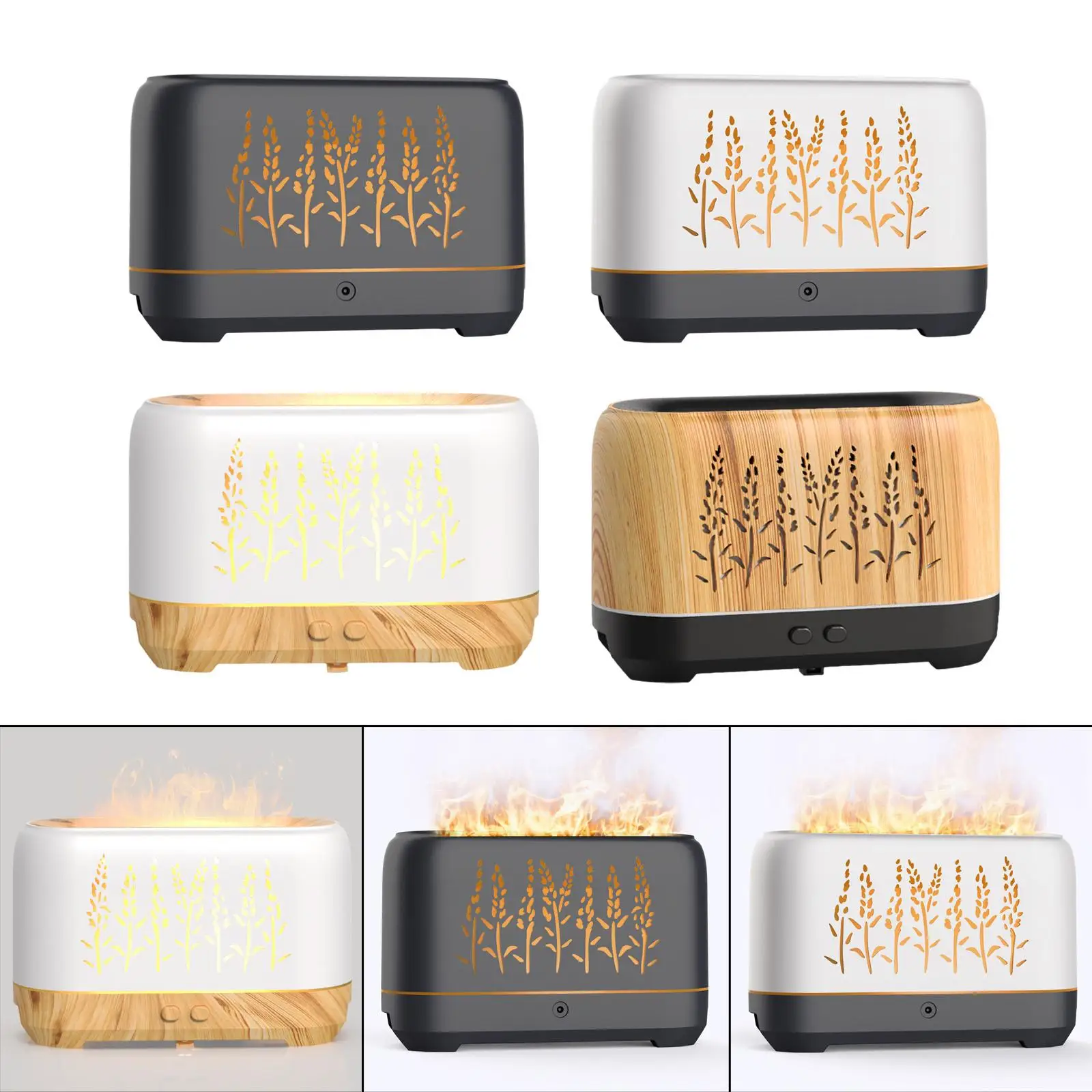 Portable Cool Mist Humidifier Aroma Diffuser USB Silent 200ml Ultrasonic for