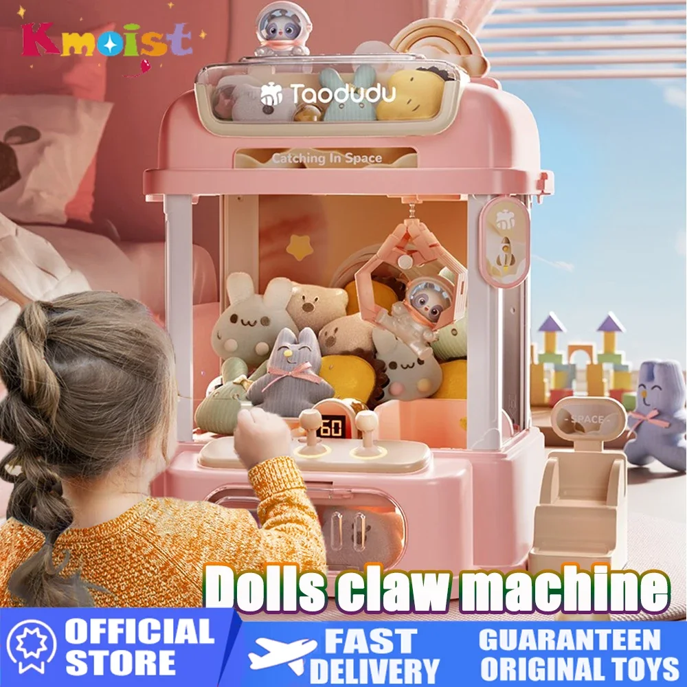 Dolls Catch Claw Machine Children's Remote Control Doll Grabbing Machine Coin-operated Electric Doll Candy Play House Toys Gifts