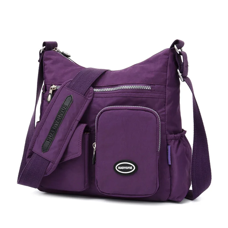 Schoudertas Nieuwe Nylon Crossbody Reis Casual Handtas Voor Vrouw Hoogwaardige Messenger Veelzijdige Luxe Exquise Veelkleurige