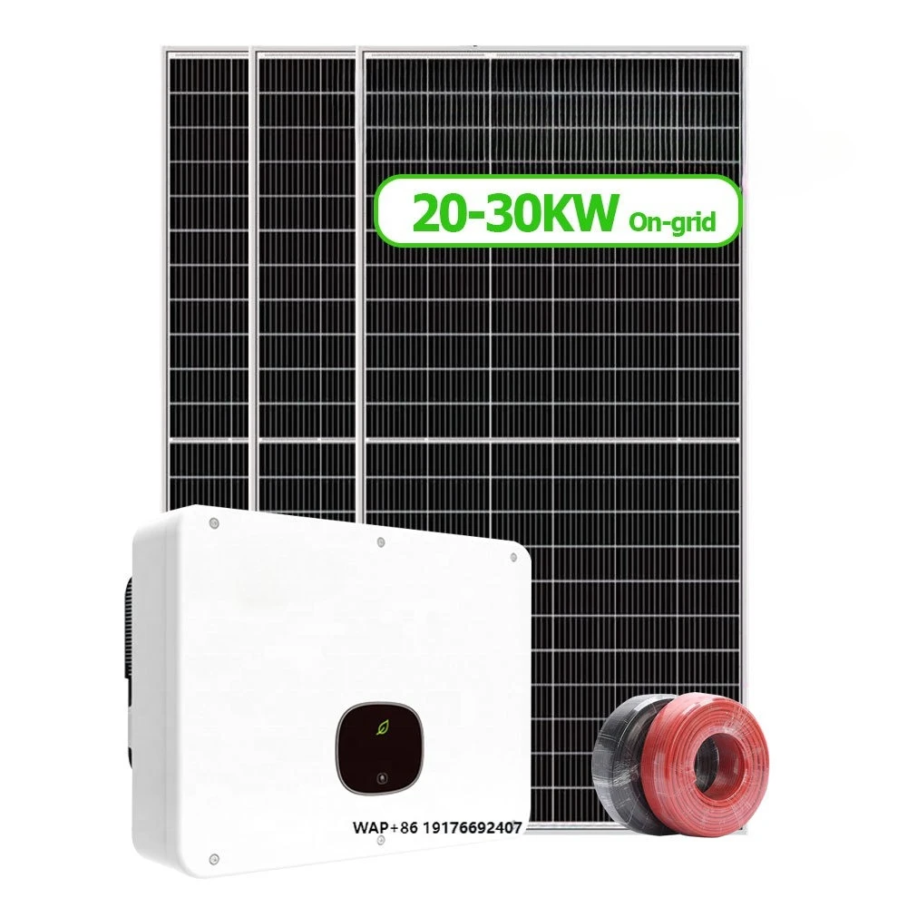 grid inverter Solar panel system Full set 20Kw 30Kw 40Kw 50Kw Sunshine growth