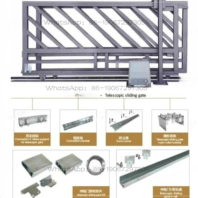 Applicable To  3m, 4m, 5m Automatic Retractable Sliding Door Kit