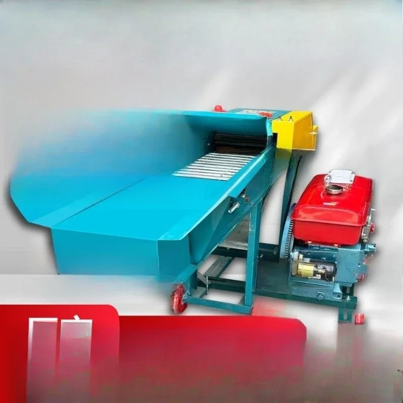 

Guillotine silk kneading machine, household dry and wet dual-purpose horizontal cattle and sheep breeding corn straw crushin