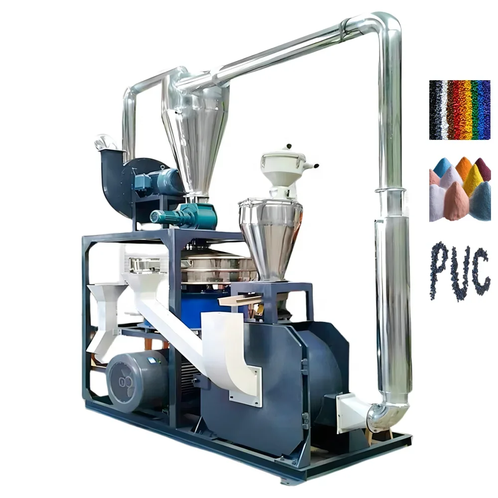 DZJX Cryogenic Pe Pulverizer Pvc Grinding Machine Disc Type Plastic Grinder Pc Pulverizing Mill