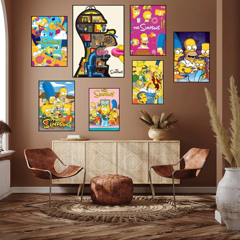 Cartoon The S-Simpsons Bartholomew JoJo Poster Prints Wall Painting Bedroom Living Room Decoration Office Home