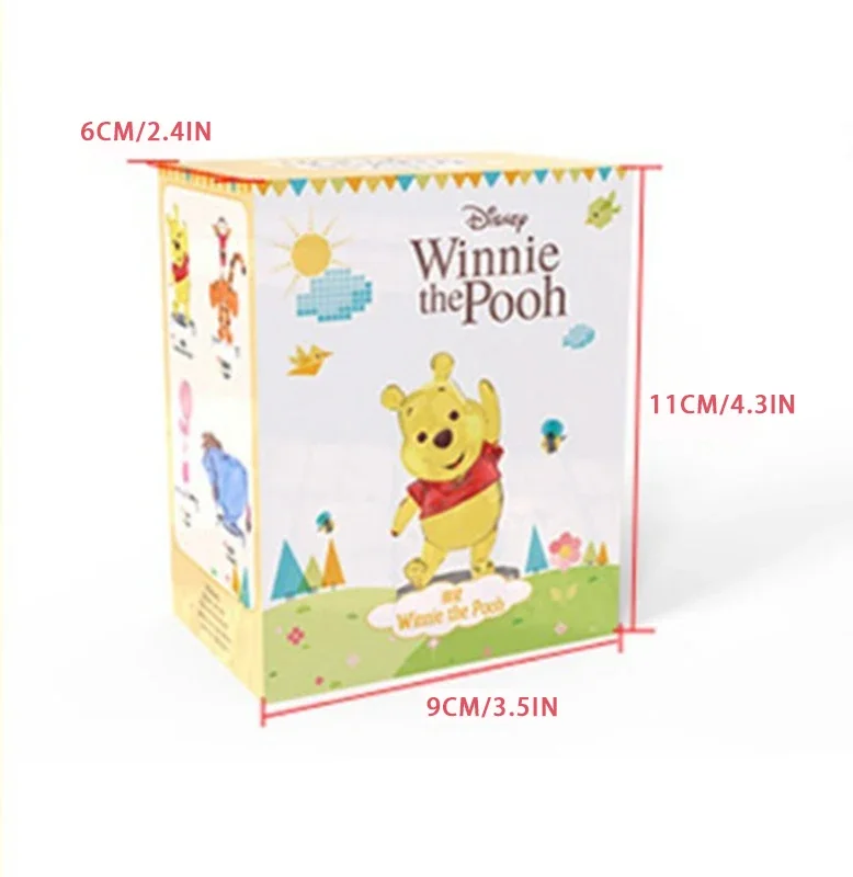 Disney Winnie the Pooh Crystal Building Blocks Anime Assembled Model Piglet Eeyore Tigger Figure Toy Children\'s Educational Gift