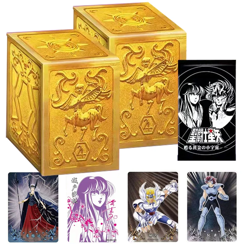 

Anime Saint Seiya Original Peripheral Collection Cards Booster Box Athena Aquila Yuna Seiya Game Playing Card Toy Kids Xmas Gift