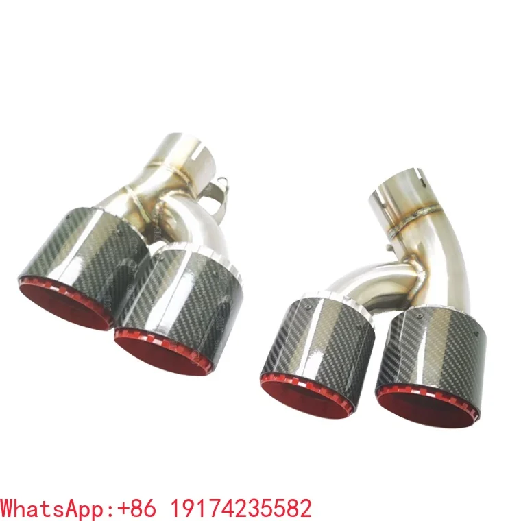

For BMW 4 Series Dual Outlet Carbon Fiber Exhaust.Tips