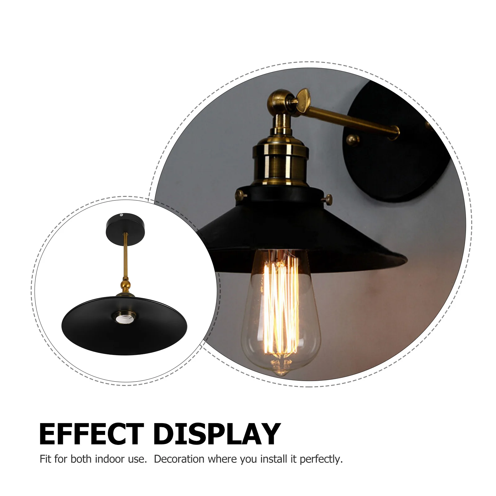 

Nordic Wall Lamp Black Vintage Iron Design For Home Living Room Bedroom Cafe Bar Hotel Indoor Decorative Lighting