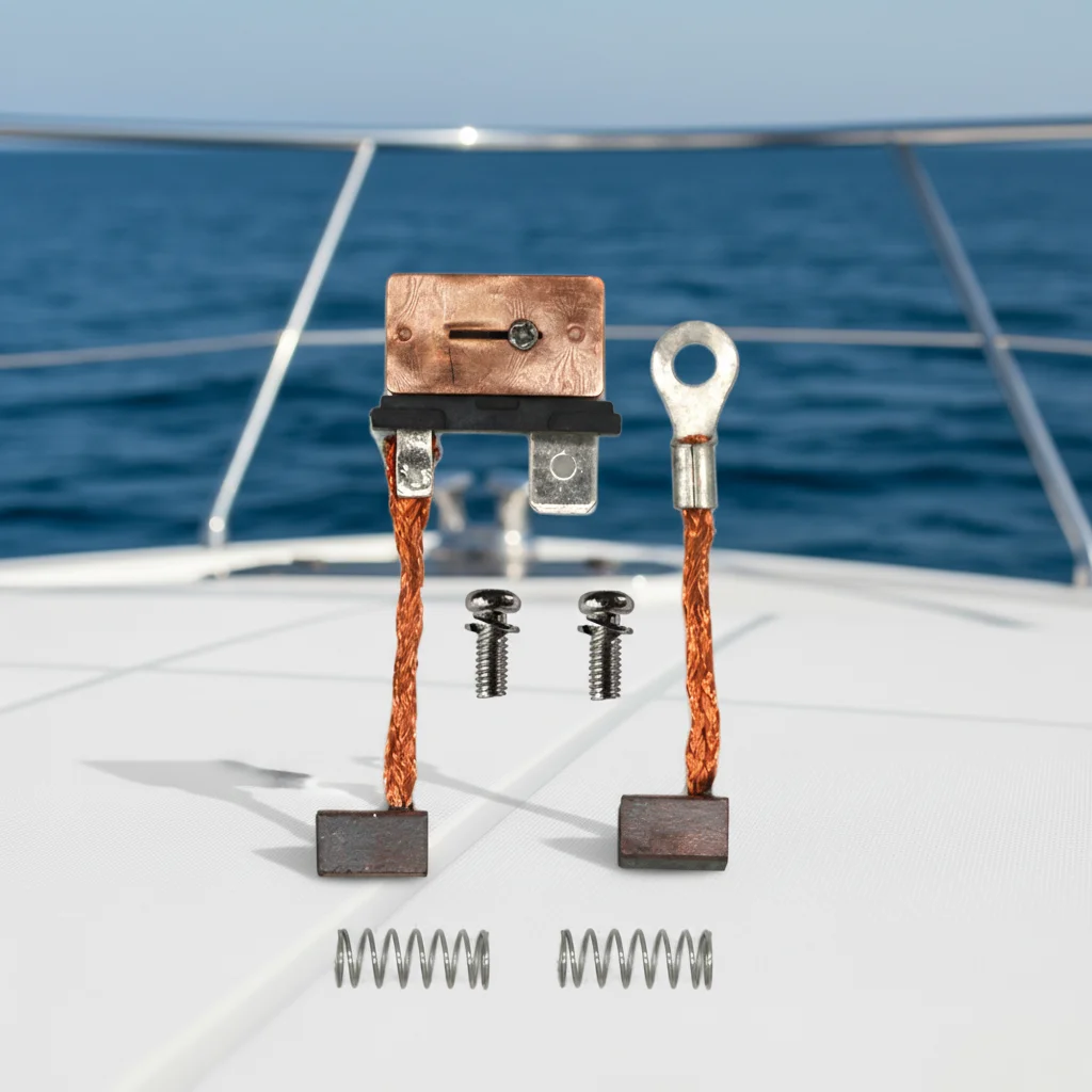 Escova para motor de barco yamaha, 115-hp, guarnição e inclinação, peças usadas para motor de barco