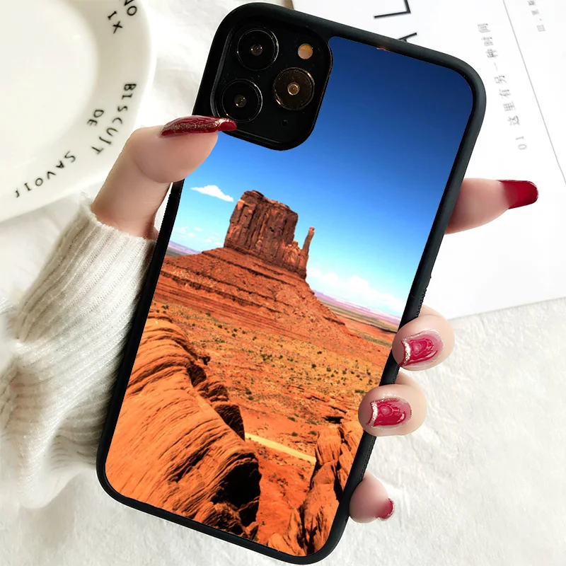 5 5S SE 2020 Phone Cover Case for iPhone 6 6S 7 8 PLUS X XS XR 11 12 13 MINI 14 PRO MAX Rubber Scenery American Grand Canyon