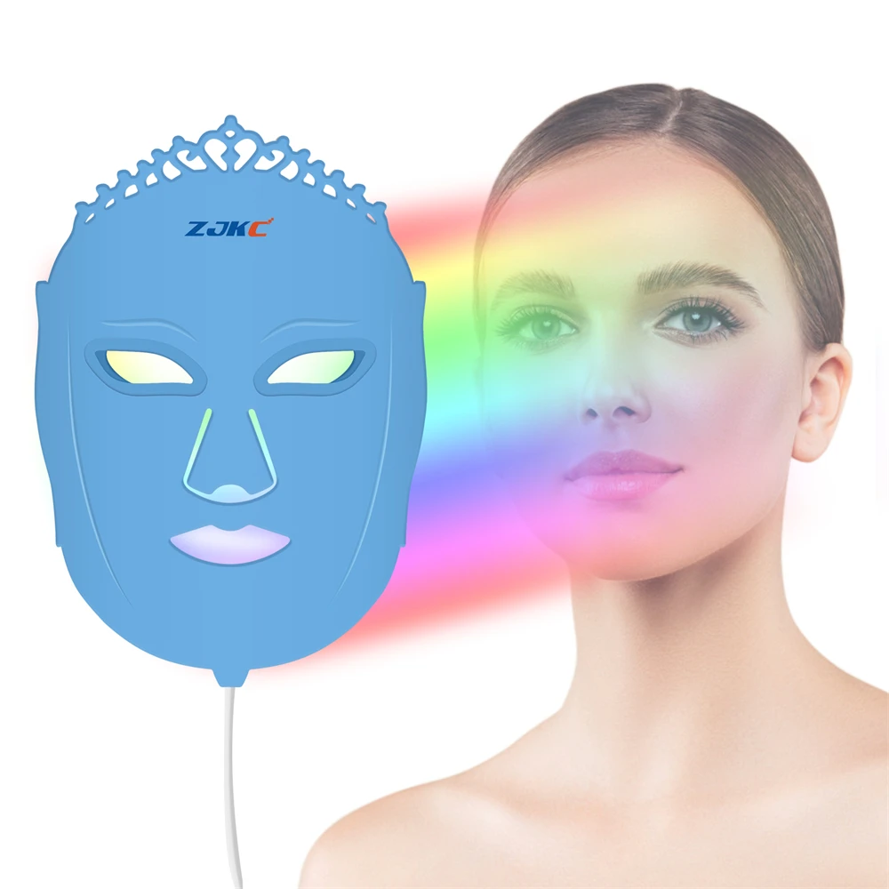 Gezichtsmasker Huidverzorging Led Lichte Huid Leds Masker Dermatoloog Aanbevolen Apparaat Behandelt Acne Psoriasis Fijne Lijntjes Zonnebrand