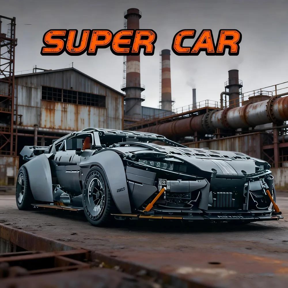 

MOC 4399PCS City Sports Car Building Blocks Toys Sets 1:8 JDM Super Car Brick SUP-RA Collection Holiday Gifts For Children Adult