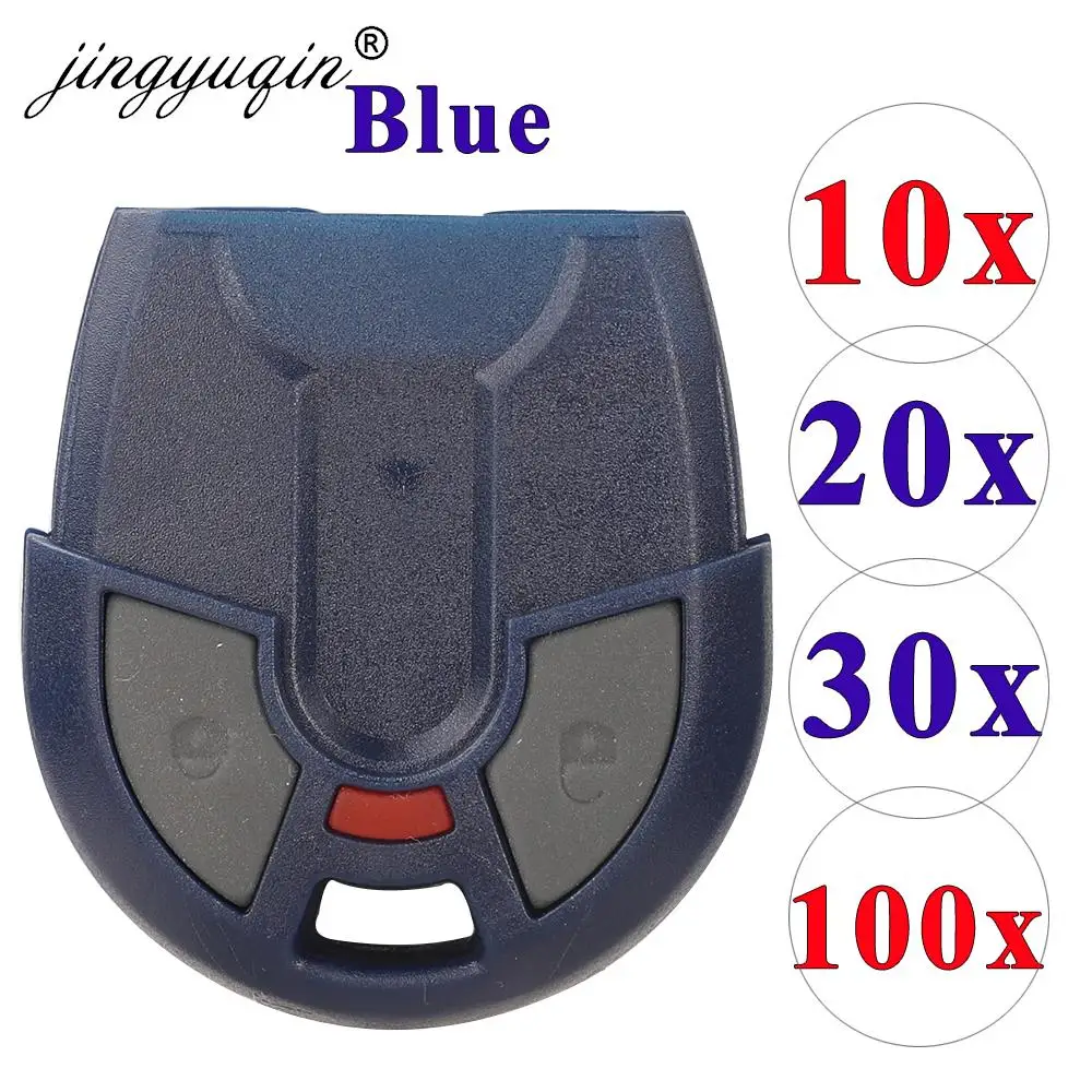 jingyuqin 10/20/30/100pcs Blue Key Shell for Positron Flex (PX52) Alarm Buttons PX32 290 EX300 330 360 Fiat FT2-2 Only Head Case