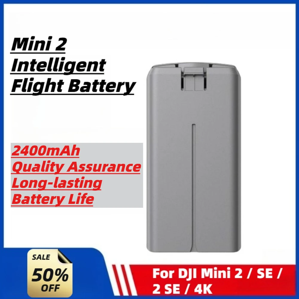 

For Mini 2 Battery Capacity 2250mAh Compatible with Mini 4K/SE/2SE Series Drone Replace Battery Accessories Brand New