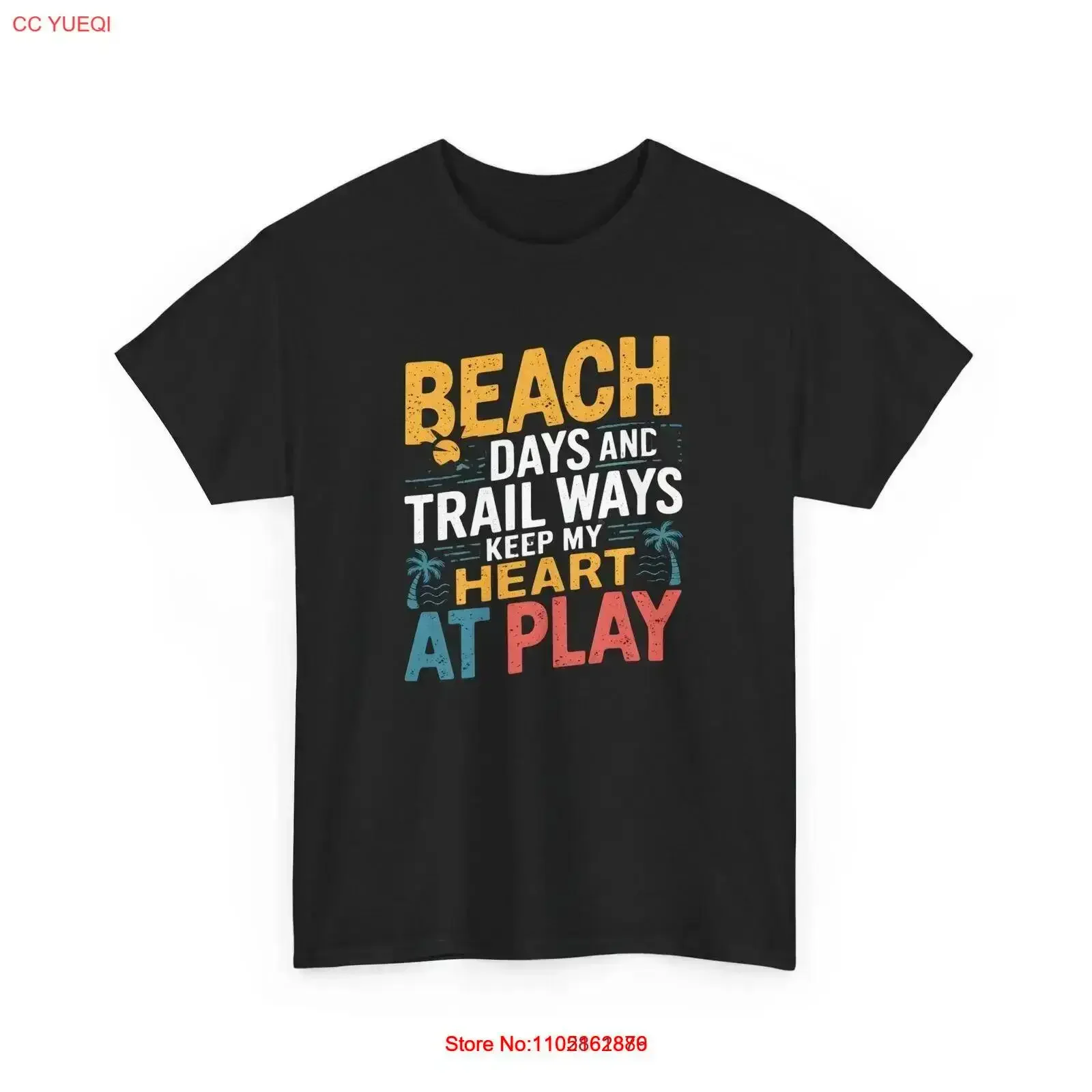Beach Days Trail Ways T Shirt Outdoors Hiking Nature Adventure Quote vintage Washed Casual designer clothes Soft Stylish