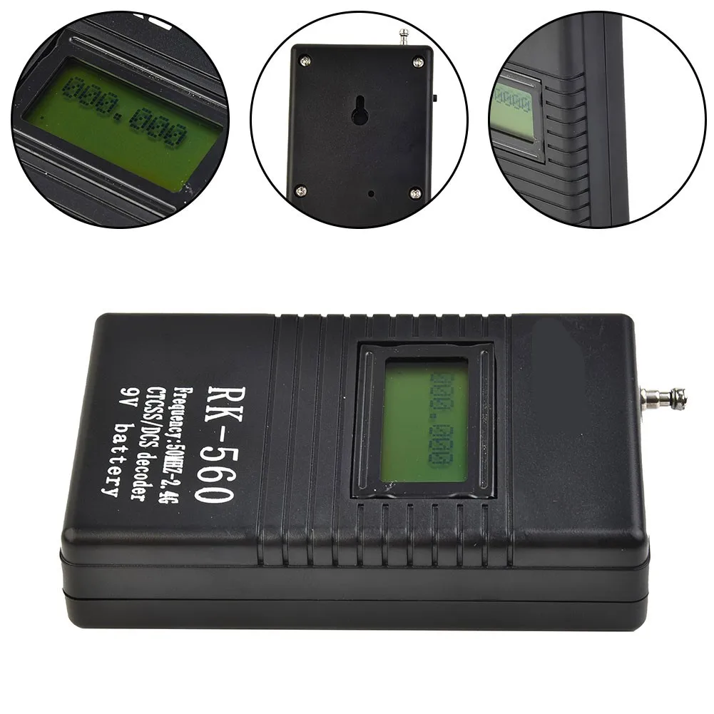 Brand New Industrial RK560 Frequency Counter Industrial Tester 50MHz-2.4GHz CTCSS DCS Radio Meter One-Key Control