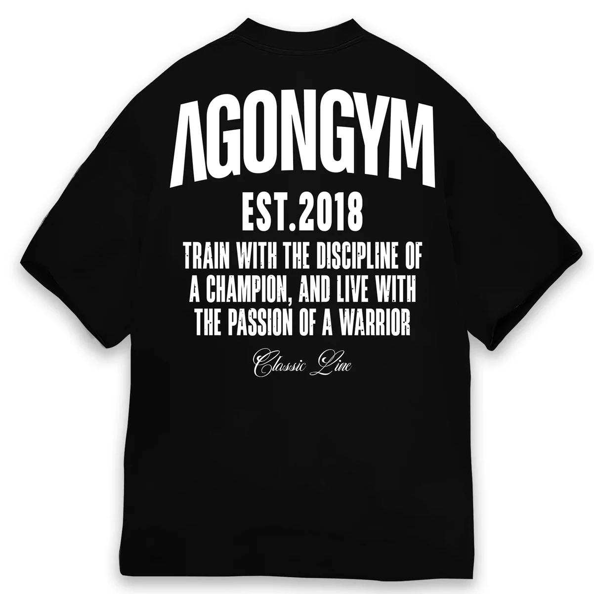 AGONGYM New Fashion Trend Men T-shirt Sports Cotton Short Sleeves Loose Shirts Bodybuilding Fitness Comfortable Slim Fit Tee Top image 3