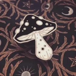 The Magical Mushroom Soft Enamel Pin Novelty Metal Badge Brooch for Jewelry Accessory Wholesale- 1.25 Inch