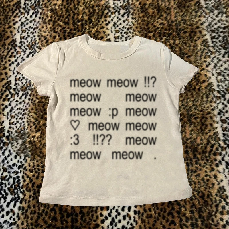 رسالة طباعة 2000s مثير المرأة بلايز شيك لطيف فتاة خمر الشارع الشهير الهيب هوب الرسن القمم المرأة بلايز صديرية دائرية روك Harajuku