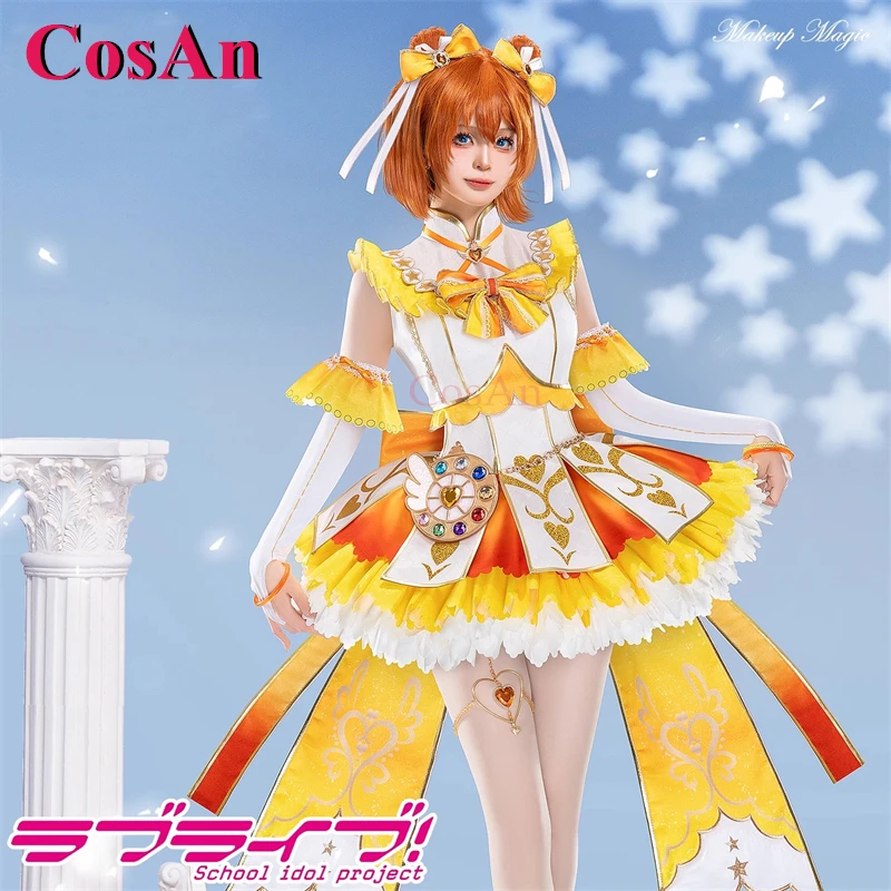 

Новый костюм для косплея Косака Хоноки из аниме LoveLive, платье Sweet Nifty, для ролевых игр на Хэллоуин, с эффектом магического пробуждения, с аксессуарами для макияжа