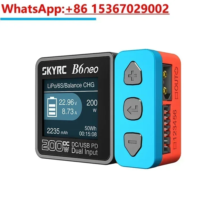 SKYRC B6neo DC200W PD80W Intelligent Balanced Charger Power Level Detection