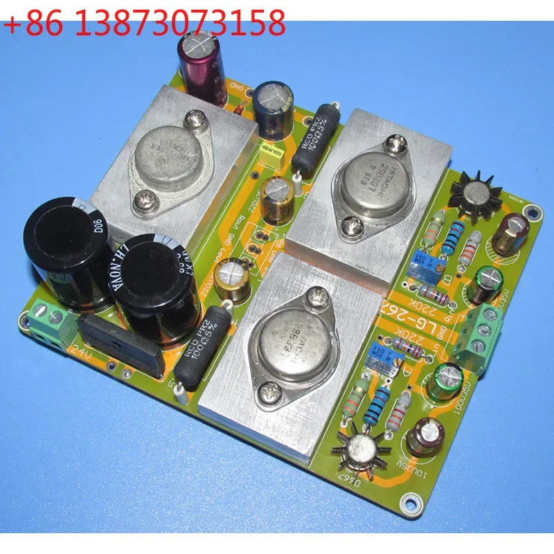 Germanium tube pure class A single-end output front-end headphone amplifier board, warm and mellow tone, gain about 7.5 times