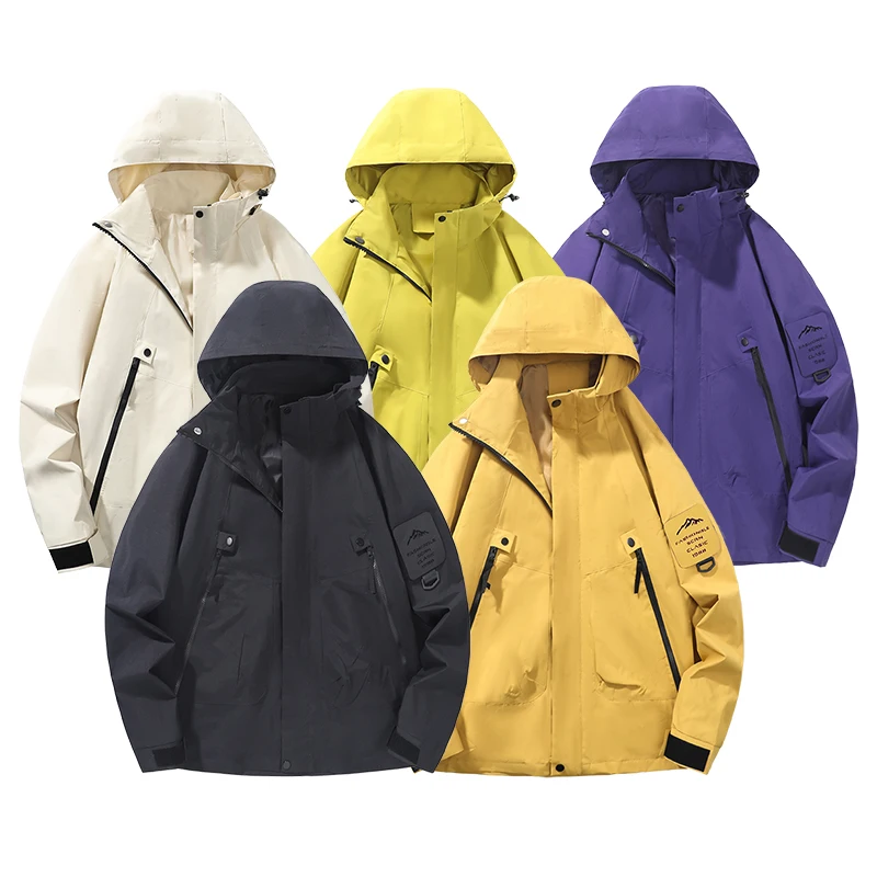 

Мужская демисезонная повседневная универсальная куртка с капюшоном для активного отдыха, легкая, свободного кроя, модная, высококачественная