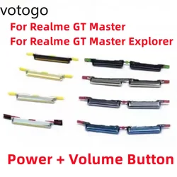 Replace For Realme GT Master Explorer Edition GT2 RMX3360 RMX3366 Power Volume Button Small Side Key ON OFF Flex Cable Kits Set