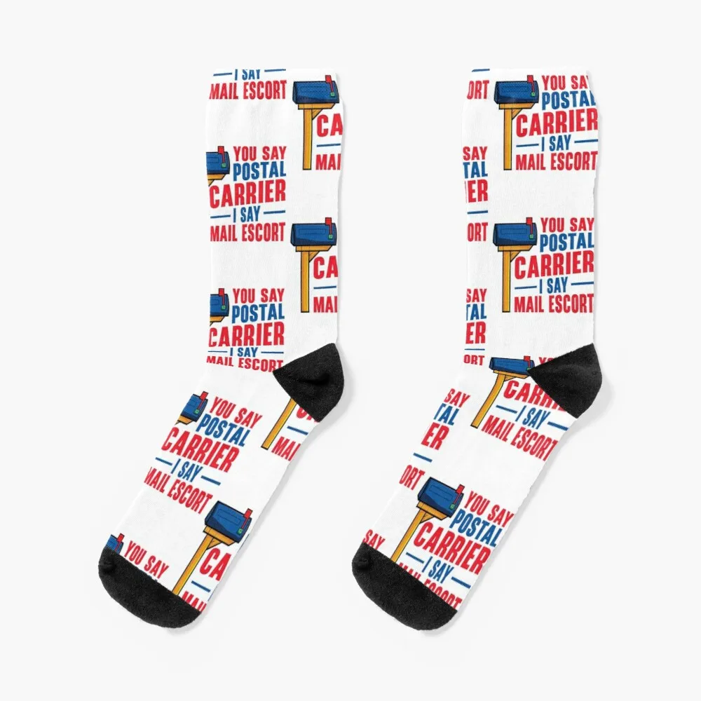 

Postal Carrier Mailbox Mailman Mail Delivery Socks Men'S Winter Thermal Socks