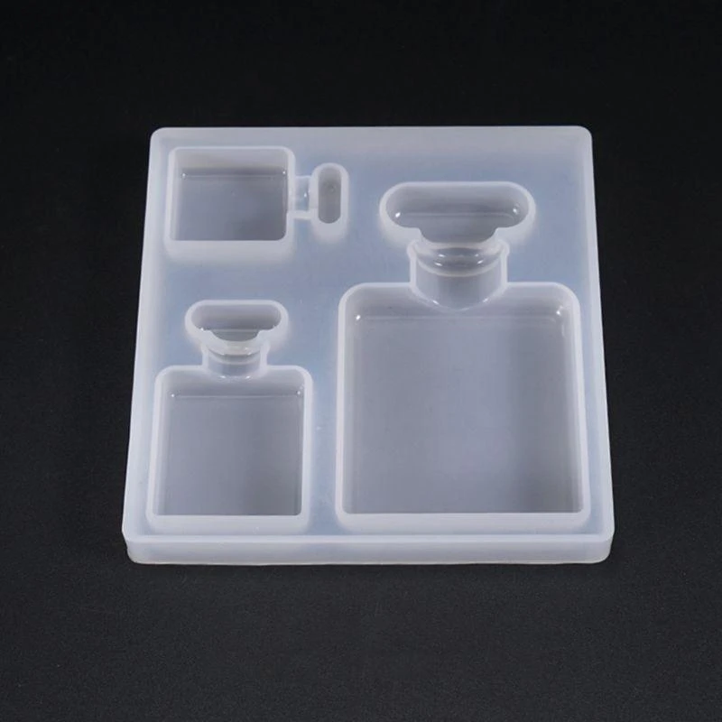 J78F Silicone Mold Bottle Accessories Molds Epoxy Resin Jewelry Making Mould