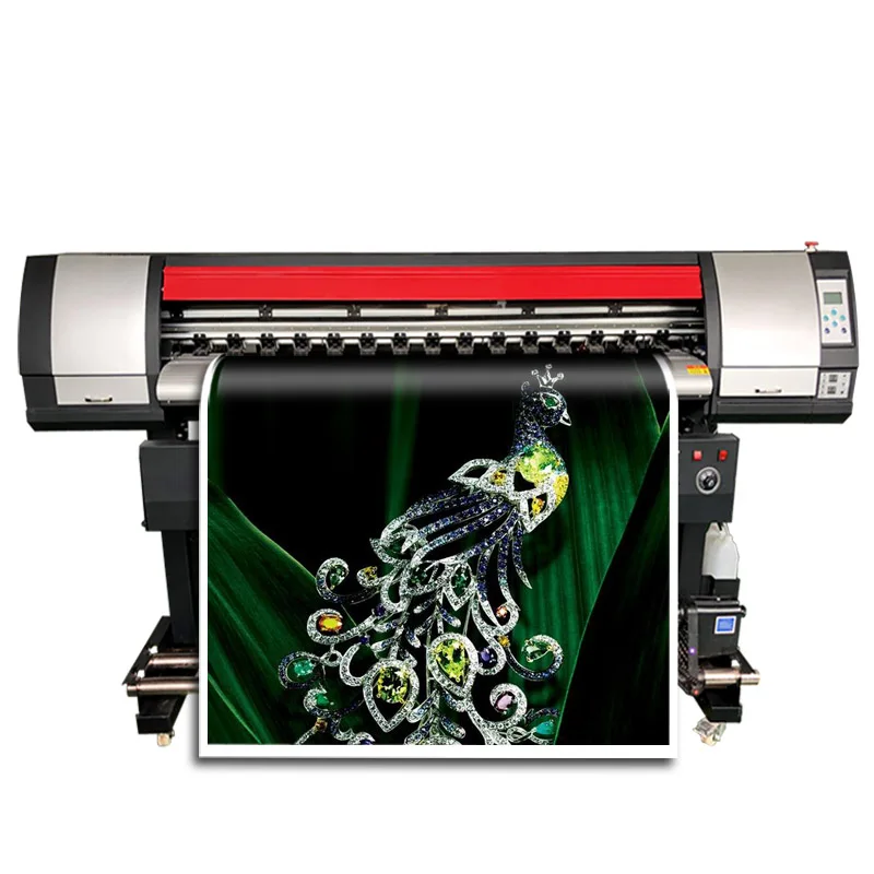 Ce Rohs Quality Roll To Roll Uv Printer For Wallpaper Billboard Canvas F1080 Xp600 I1600 Head Uv Roll Printer Plotter