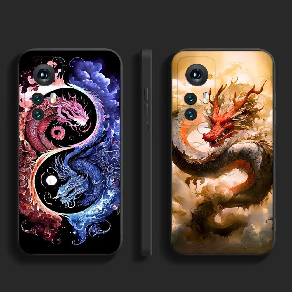 dragon Phone Case For Xiaomi Redmi Note 11 10 9C Pro 10X K20 Back Soft Cover Note 9A K40 K30S Cover  phonecases  smartphone