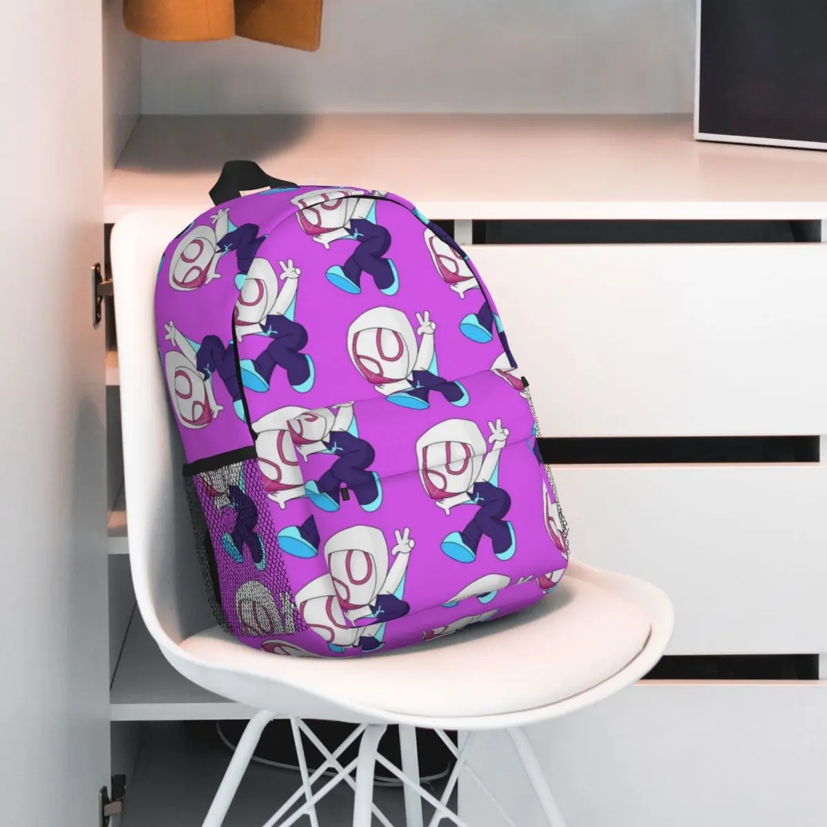 Spider Ghost 15-Inch Waterproof Backpack - Lightweight Travel Bag with Multiple Pockets for Organization