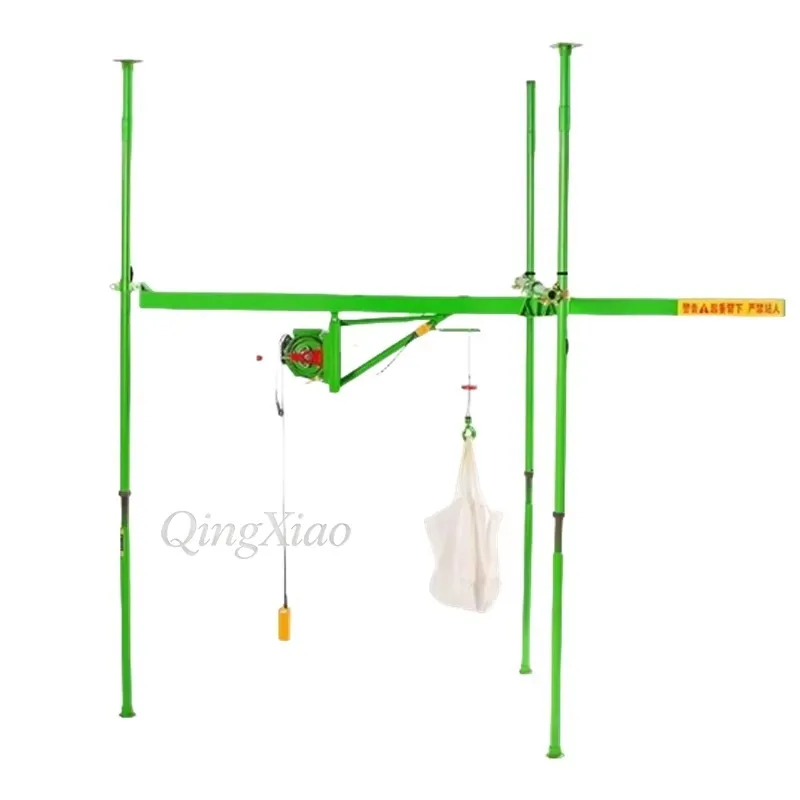 Thickened Steel Pipe Clamp Factory Lifting Crane Three Column Straight Sliding Design Solid Stable Frame Convenient Operation