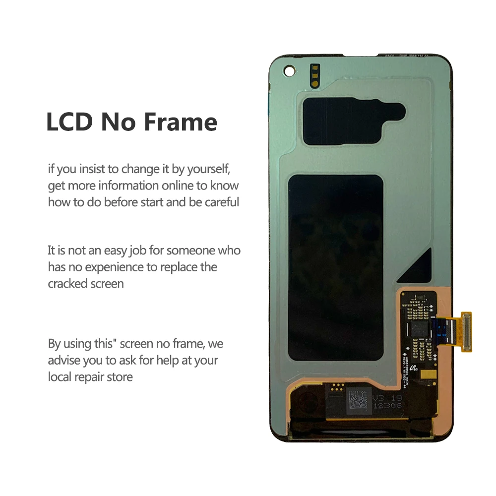 Dynamic AMOLED For Samsung S10e G970 G970F G970W G970U LCD Display Touch Screen Digitizer Replacement For Samsung S10E Screen