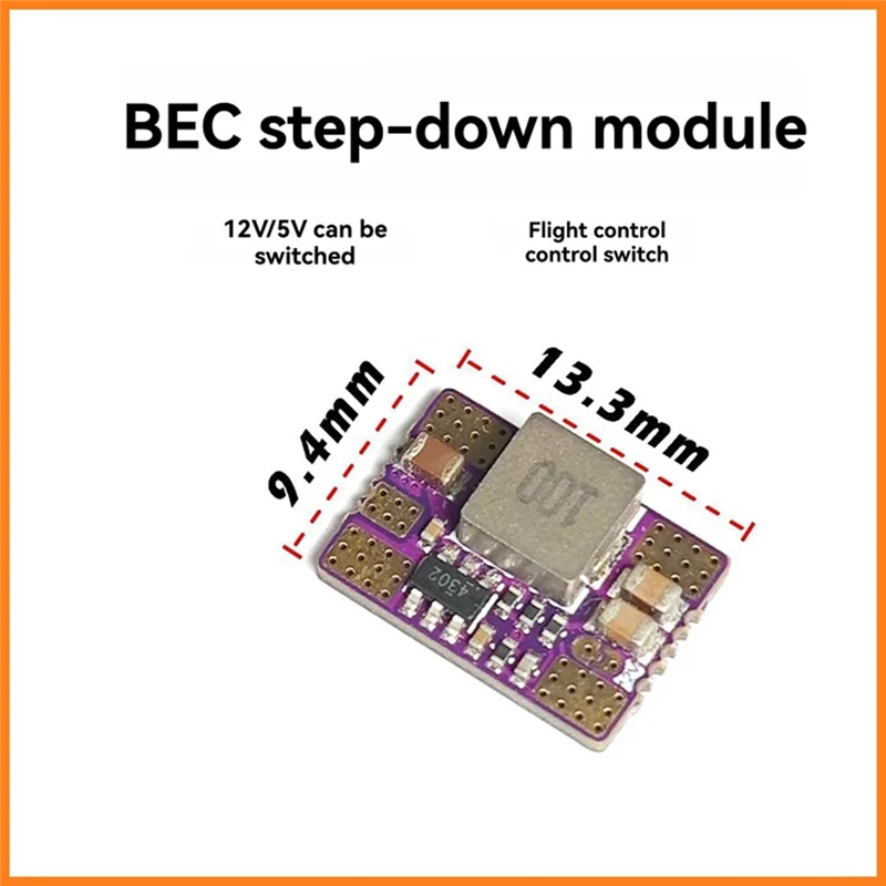 وحدة تنحى BEC قابلة للتحكم 5V3A أو 12V2A وحدة منظم تنحى لسباق RC FPV Dronen01r