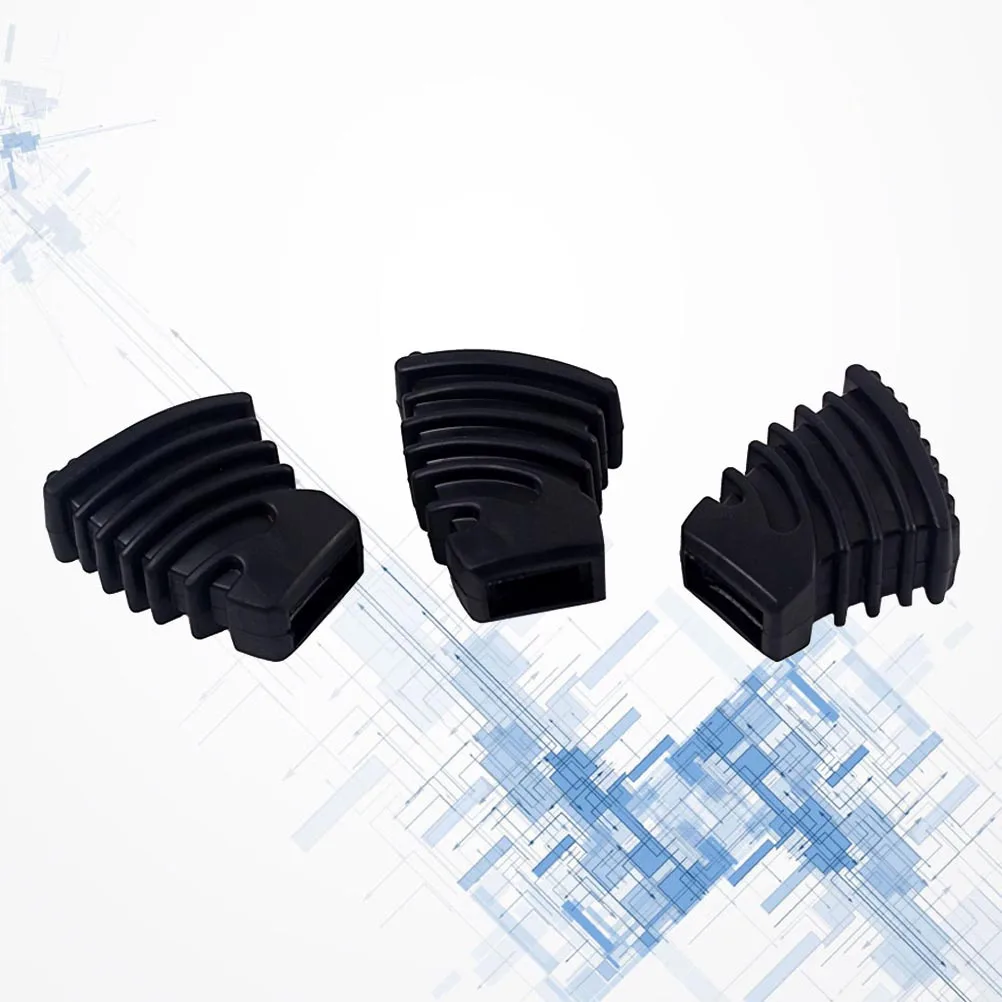 

Black Drum Foot Pads 3Pcs Universal Rubber Feet for Cymbal Stand Rack Percussion Equipment WC11