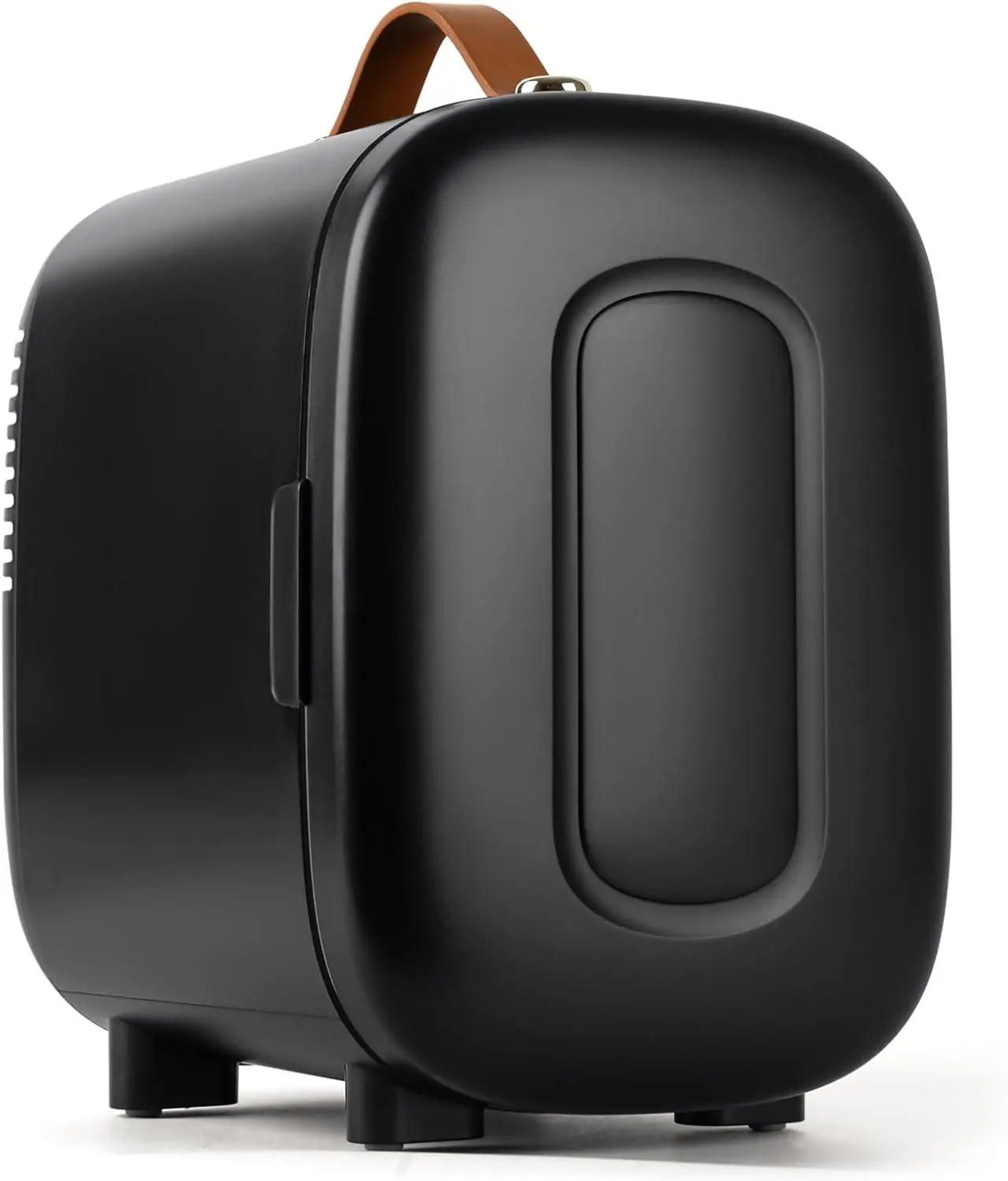 

Мини-холодильник на 4 литра для спальни, портативный охладитель и нагреватель для кемпинга, общежития, офиса, автомобиля - черный