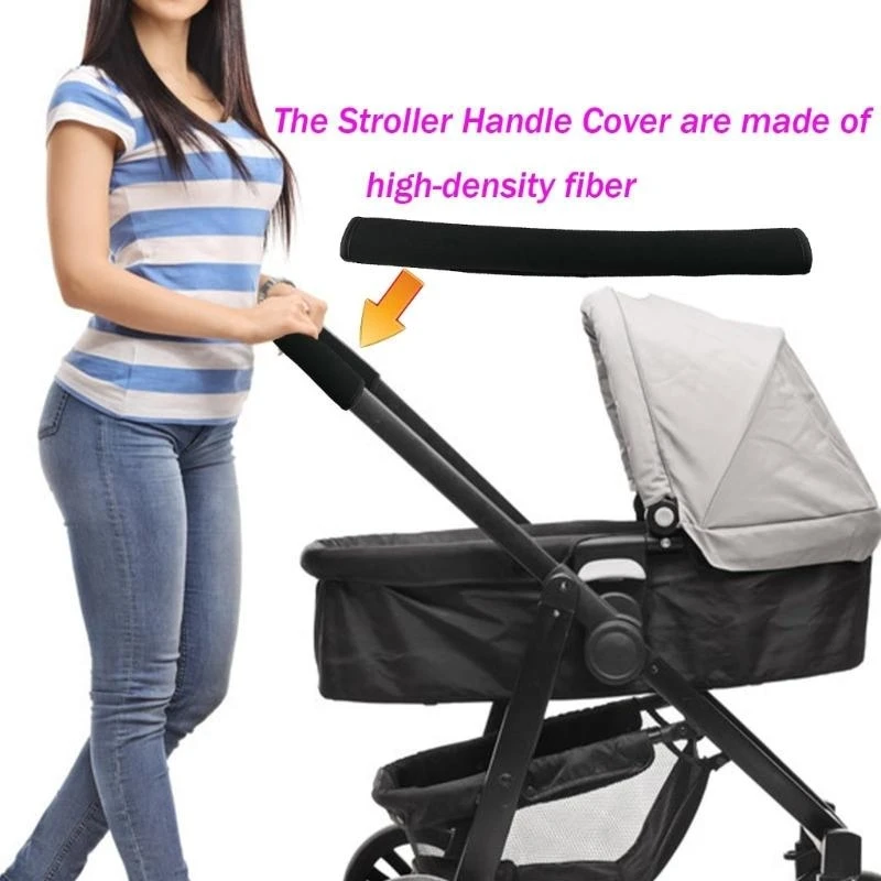 

J15U Baby Strollers Handle Covers Soft Not Slip Quick Installation Durable