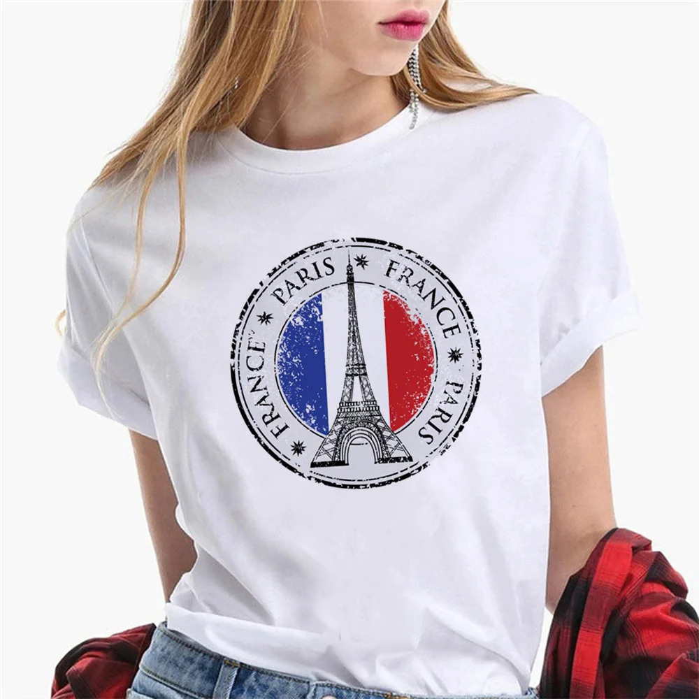 

National Flag top women graphic manga t shirt girl streetwear harajuku funny clothing