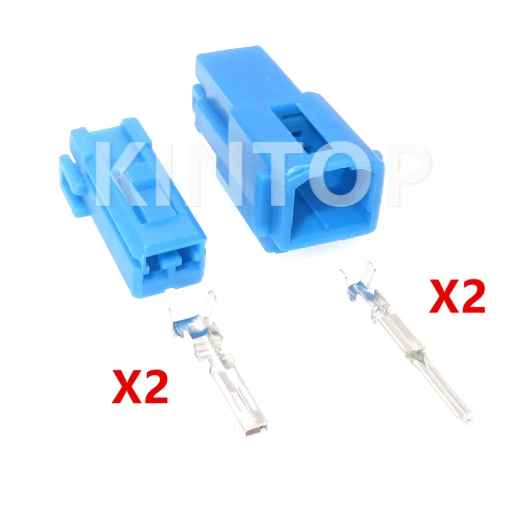 1 Set 2 Pins Auto Tweeter Speaker Wiring Socket AC Assembly 174463-1 174463-5 Car Audio Male Female Docking Unsealed Wire Plug - Detail 1