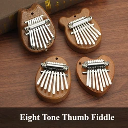 1pc Wood Thumb Piano With 8 Key Art Portable Marimba Kalimba Exquisite Gift Beginner Mini Teclado De Musica Keyboard Instrument