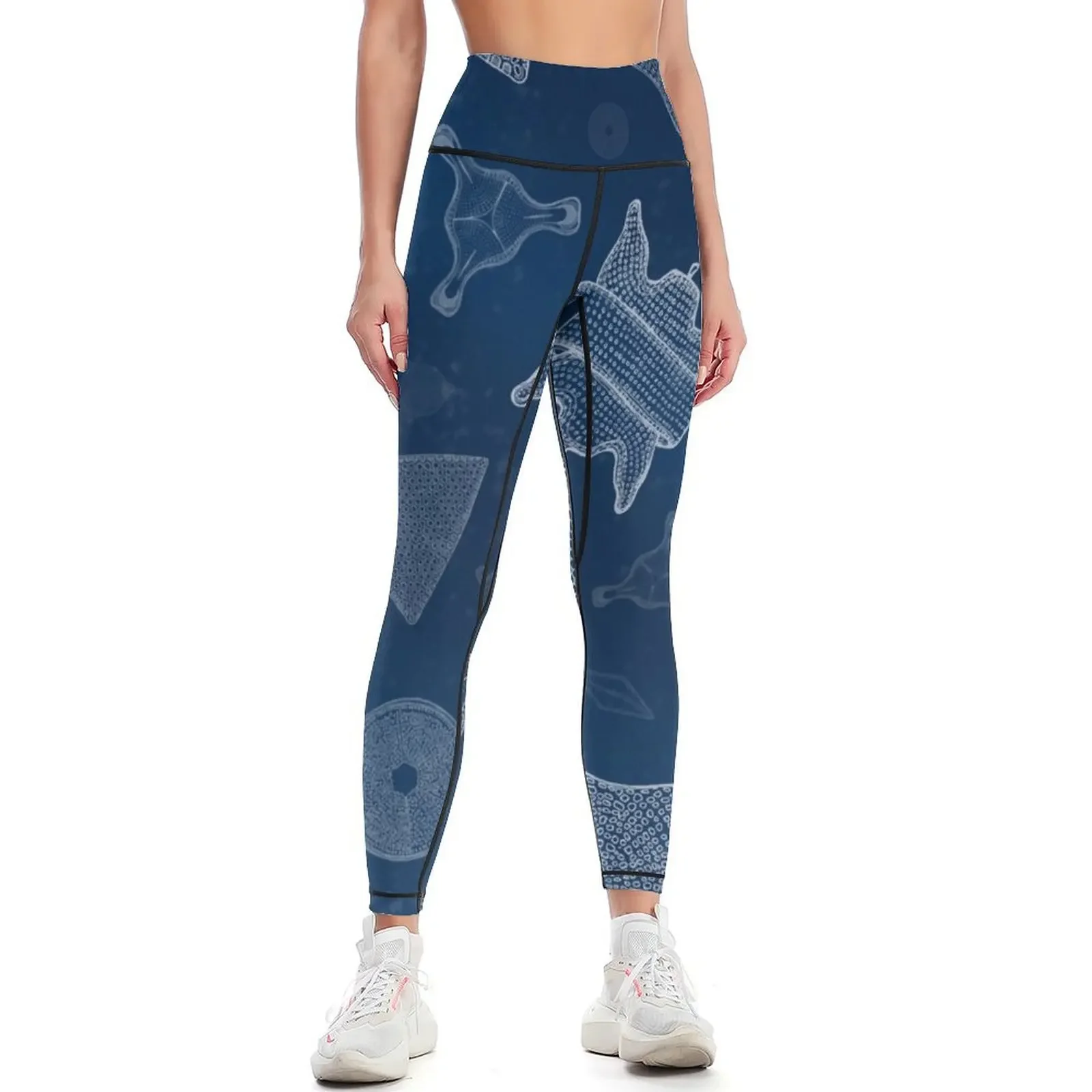 Diatoms - microscopic sea life Leggings Golf wear Legging sexy woman flared Fitness woman Womens Leggings