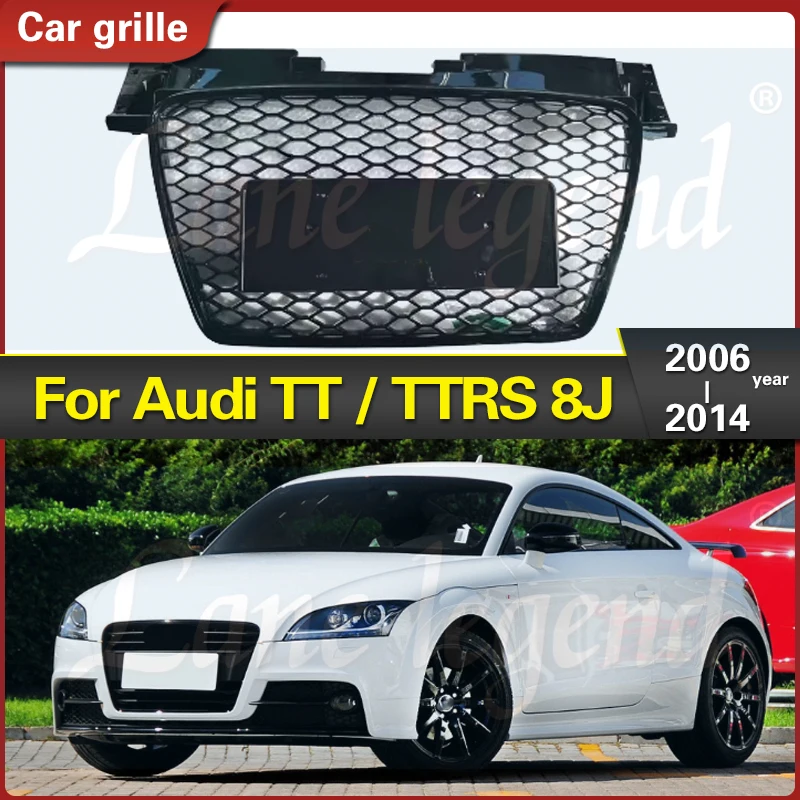 Für Audi TT/TTS 8J 2006-2014 Racing Grills Auto Frontschürze Mesh Auto Kühlergrill Racing Grill für TT RS Stil Auto Mesh Grills