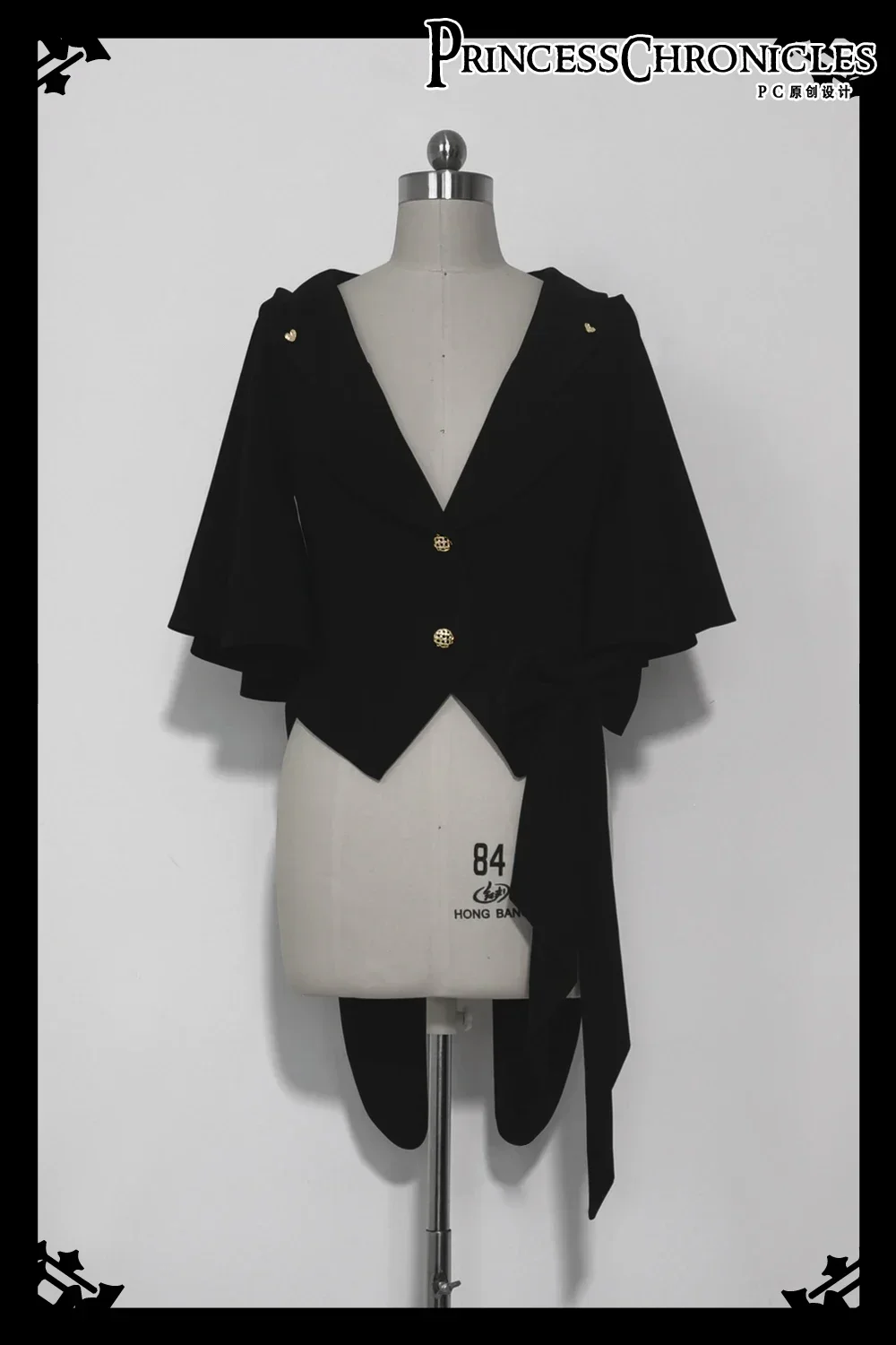 ~ Rabbit Run~Ouji Lolita Jacket /Short Pants /Blouse Vintage Dark Cute Cool Sa Coat Rabbit Ear Hood Set by Princess Chronicles