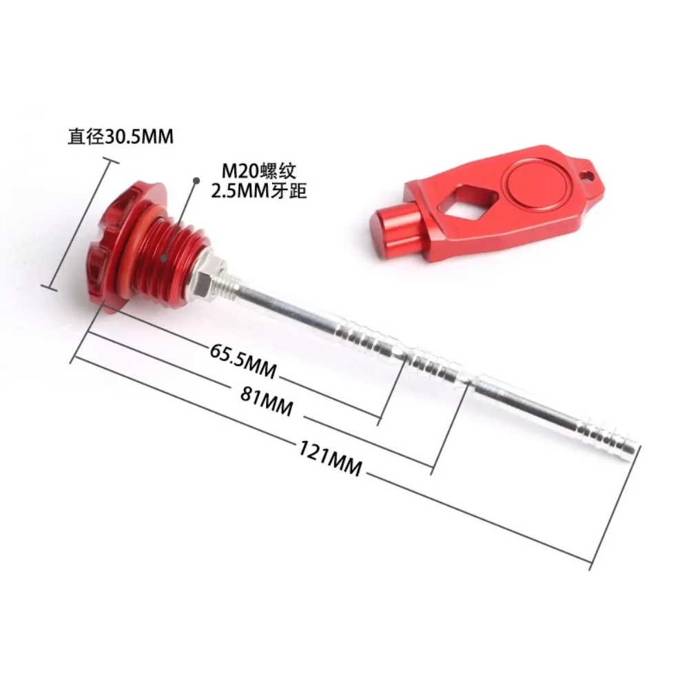 Motorcycle Parts Genuine for Honda Forza 300 NSS350 PCX160/ADV150 Modified Anti-theft Oil Dipstick Screw Cap