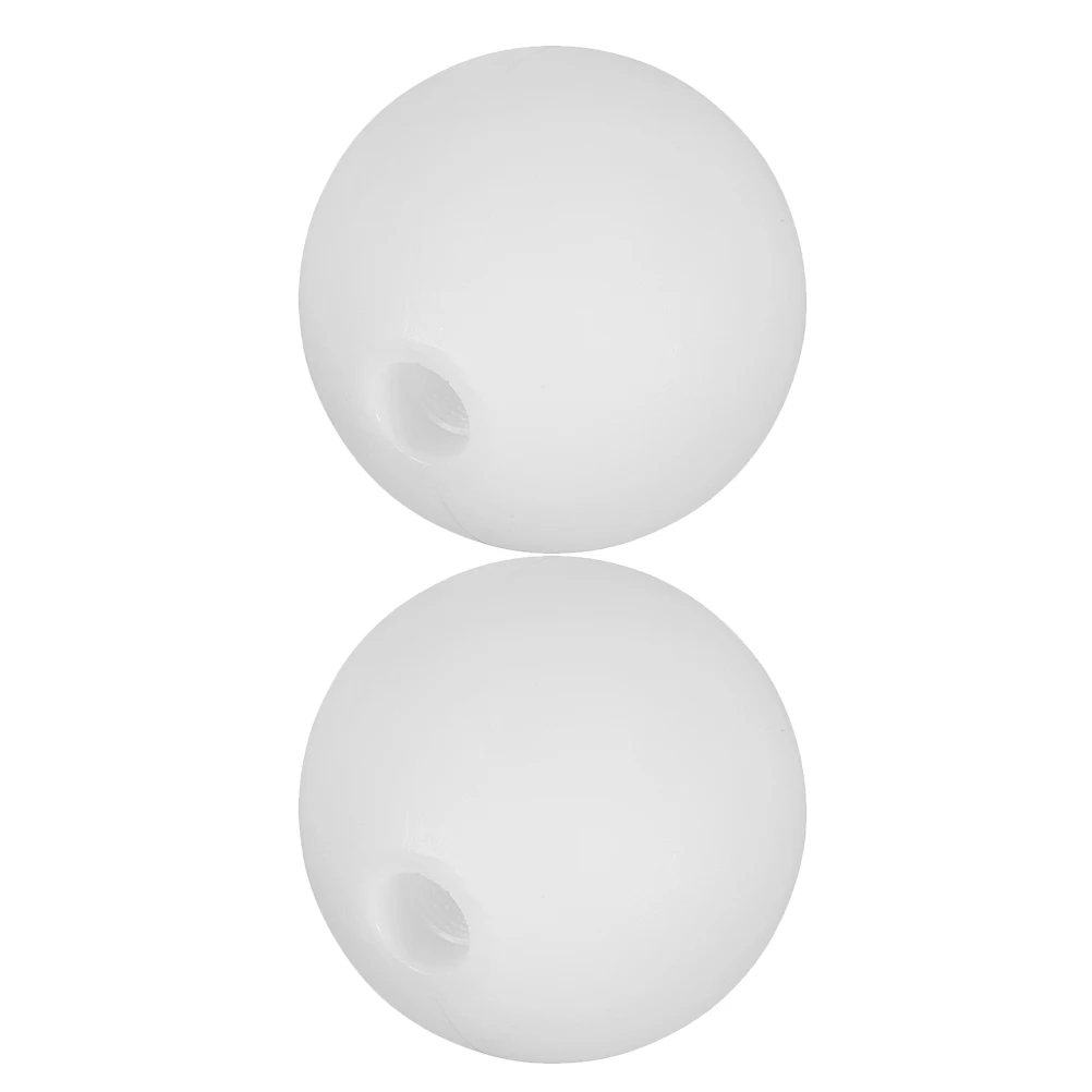 

2pcs Round Ball Lampshade Acrylic Milky White Globe Light Covers for Ceiling Fan Clip On Hanging Shades Replacement
