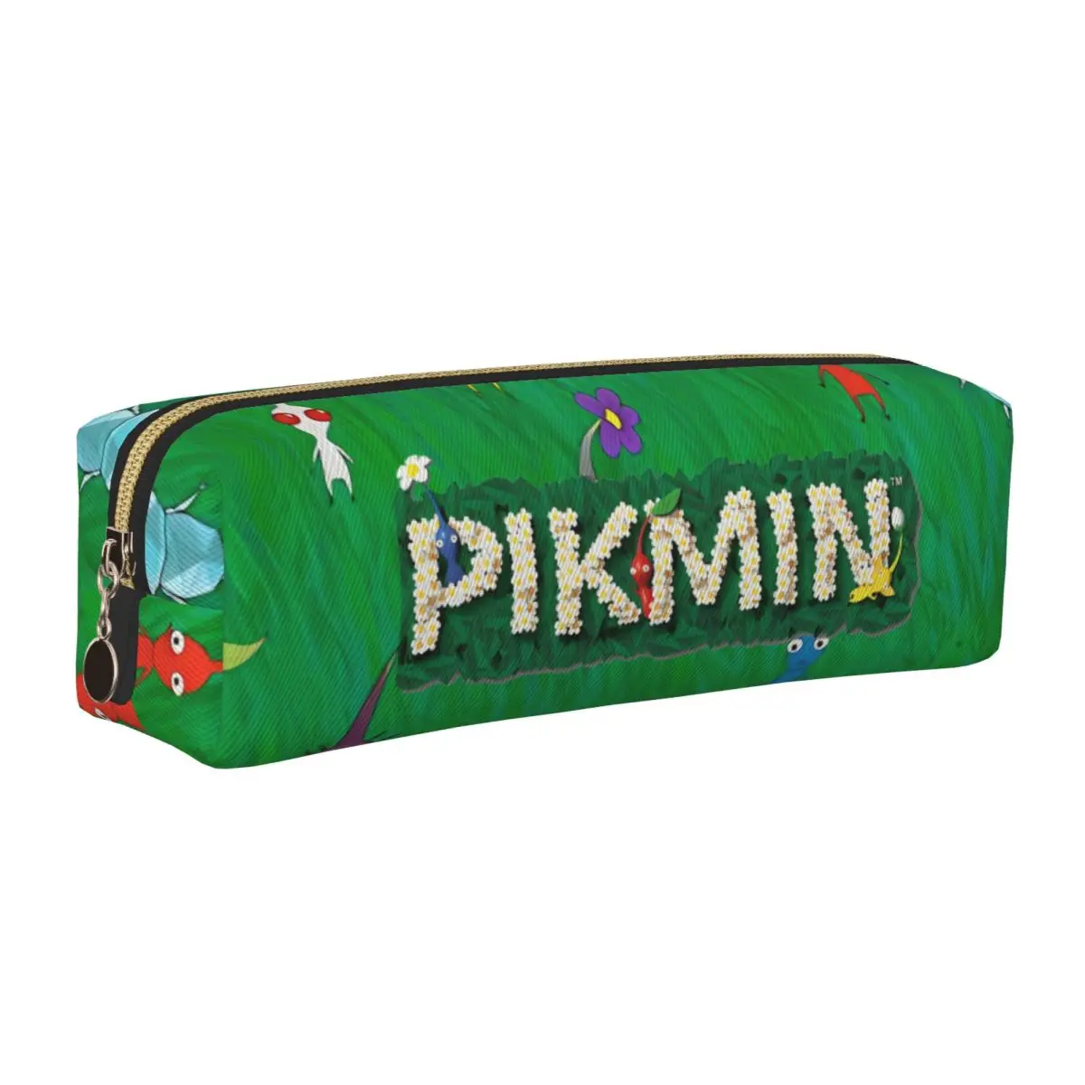 

Pikmin Field Logo Pencil Cases Video Game Cartoon Kids Pencilcases Pen for Girl Boy Bags Students School Cosmetic Accessories